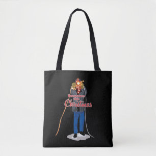 Tote Bag Vacances de Noël   Reconnectez ce Noël
