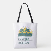 Tote Bag Vacances d'été Paysage (Dos)