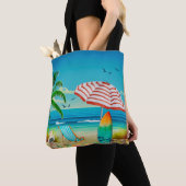 Tote Bag Vacances d'été sur la plage, Détente (De près)