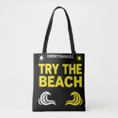 Tote Bag  Vacances drôles à la plage (Devant)