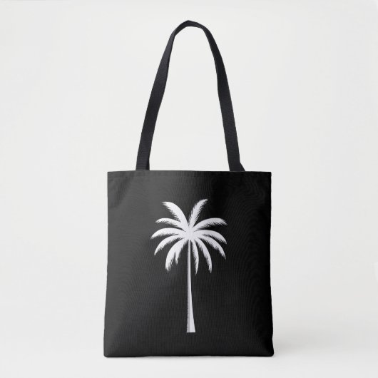Tote Bag Vacances été cool Sunset Beach Palm Tree (Devant)