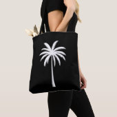 Tote Bag Vacances été cool Sunset Beach Palm Tree (De près)