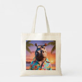 Tote Bag Vacances Hippopotamus (Dos)