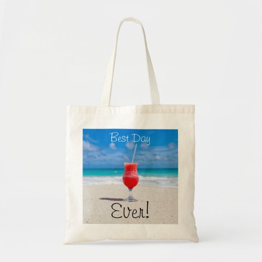 Tote Bag Vacances Plage Idéales (Devant)