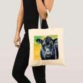 Tote Bag Vache à bébé (Devant (produit))