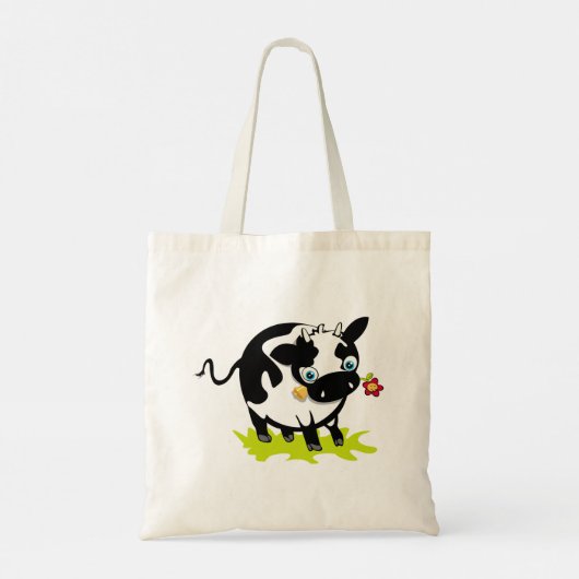 Tote Bag Vache À Fleur (Dos)