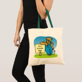 Tote Bag Vache avec signe (Devant (produit))