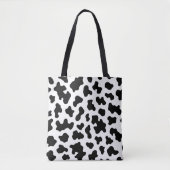 Tote Bag Vache blanche et noire Imprimer (Devant)