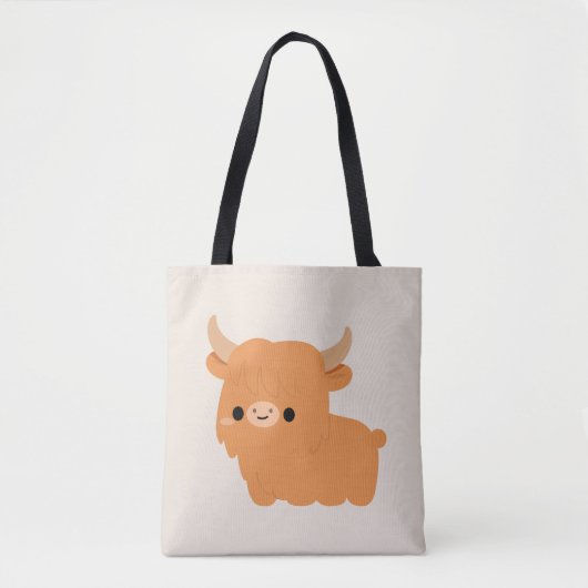 Tote Bag Vache des Highlands (Devant)