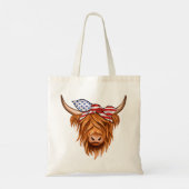 Tote Bag Vache des Highlands (Dos)