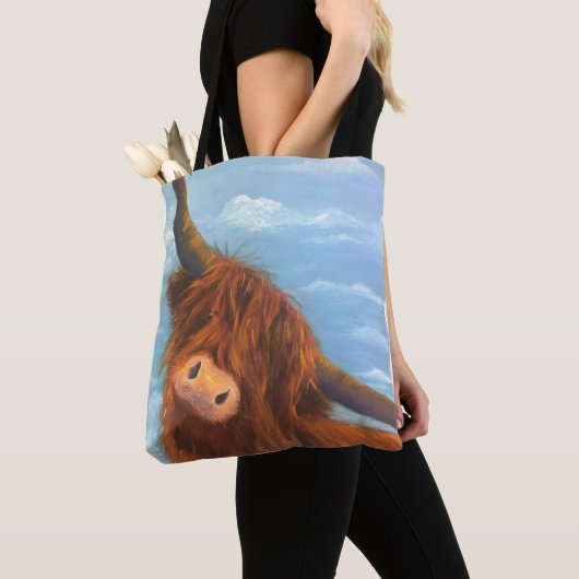 Tote Bag Vache écossaise des Highlands (De près)