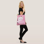 Tote Bag Vache fatiguée mignonne (Sur le modèle)