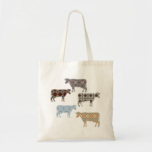 Tote Bag Vache Florillas