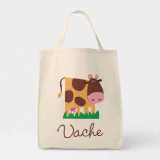 Tote Bag Vache française Fourre-tout