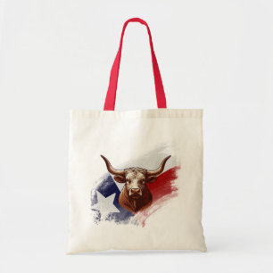 Tote Bag Vache longhorne du Texas