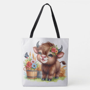 Tote Bag Vache mignonne