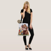 Tote Bag Vache mignonne (Sur le modèle)