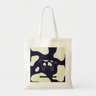 Tote Bag Vache noire et blanche