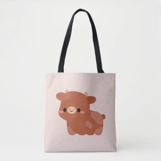 Tote Bag Vache rouge suédoise (Devant)