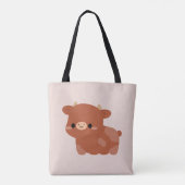 Tote Bag Vache rouge suédoise (Dos)