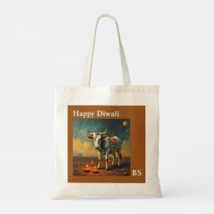 Tote Bag Vache Sacrée Diwali - Magie de Noël