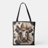 Tote Bag Vachère blonde drôle de campagne (Dos)