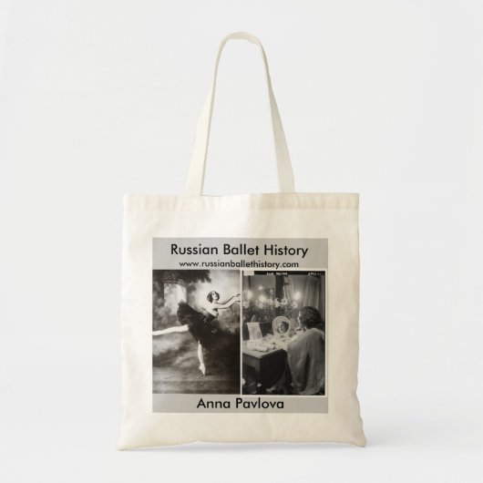 Tote Bag Vacherin de Russes Anna de ballets (Devant)