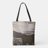 Tote Bag "Vaches à Tooby" par AlarsenArtist (Dos)