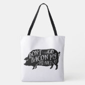 Tote Bag Vaches et porcs à ferme (Dos)