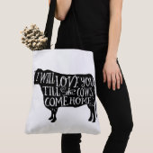 Tote Bag Vaches et porcs à ferme (De près)