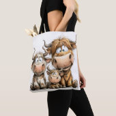 Tote Bag Vaches fantaisistes (De près)