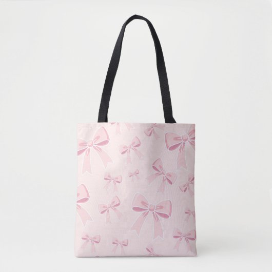 Tote Bag Vaches roses mignonnes Coquette Cottage chic (Devant)