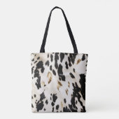 Tote Bag Vachette noire blanche sud-ouest (Dos)