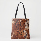 Tote Bag Vachette noire Brown (Devant)