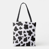Tote Bag Vachette noire et blanche (Dos)