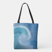 Tote Bag Vague Bleue Artistique (Dos)