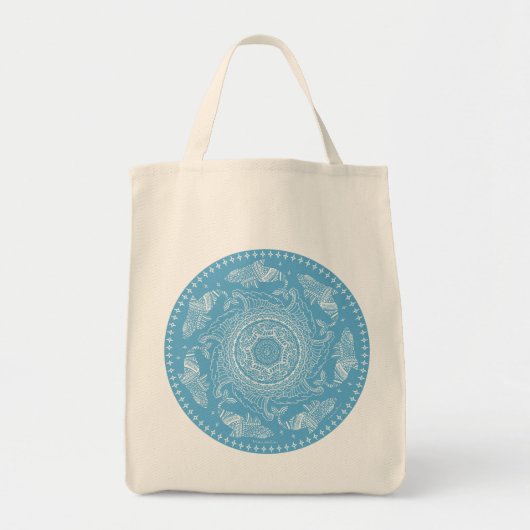 Tote Bag Vague dauphin (Devant)