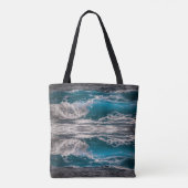Tote Bag Vague de l'océan (Dos)