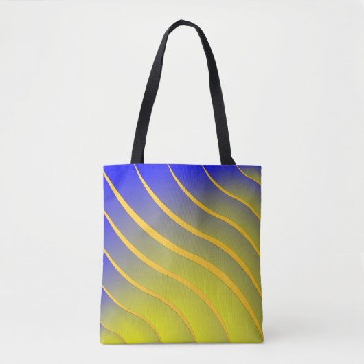 Tote Bag Vague de rayures (Devant)