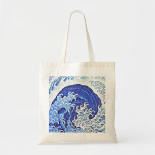 Tote Bag Vague féminine par Hokusai
