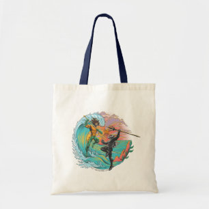 Tote Bag Vague marémotrice Aquaman & Black Manta
