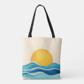 Tote Bag Vague Sun & Surf (Dos)