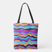 Tote Bag Vagues Abstraites (Dos)