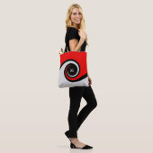 Tote Bag Vagues Abstraites de Mode (Sur le modèle)