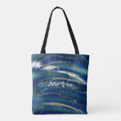 Tote Bag Vagues Bleues (Dos)