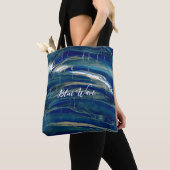 Tote Bag Vagues Bleues (De près)