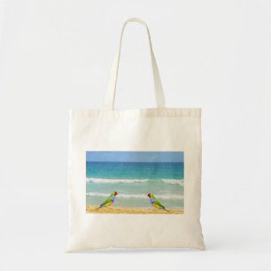 Tote Bag Vagues, ciel et surf sur la plage de Boa Vista