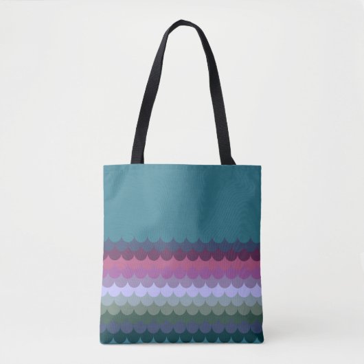 Tote Bag Vagues colorées (Devant)
