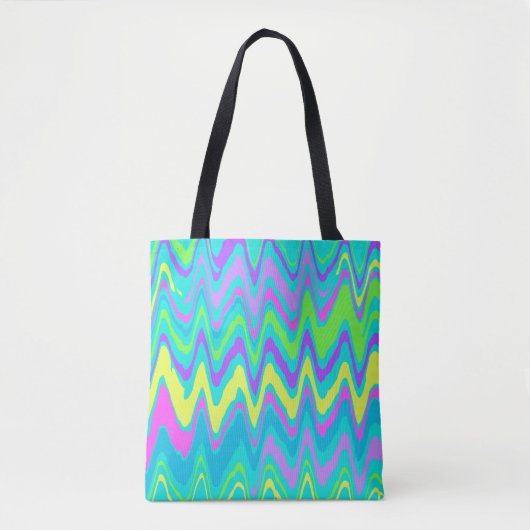 Tote Bag Vagues colorées (Devant)