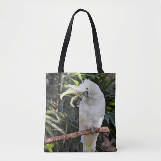 Tote Bag Vagues de Cockatoo au soufre au photographe (Devant)